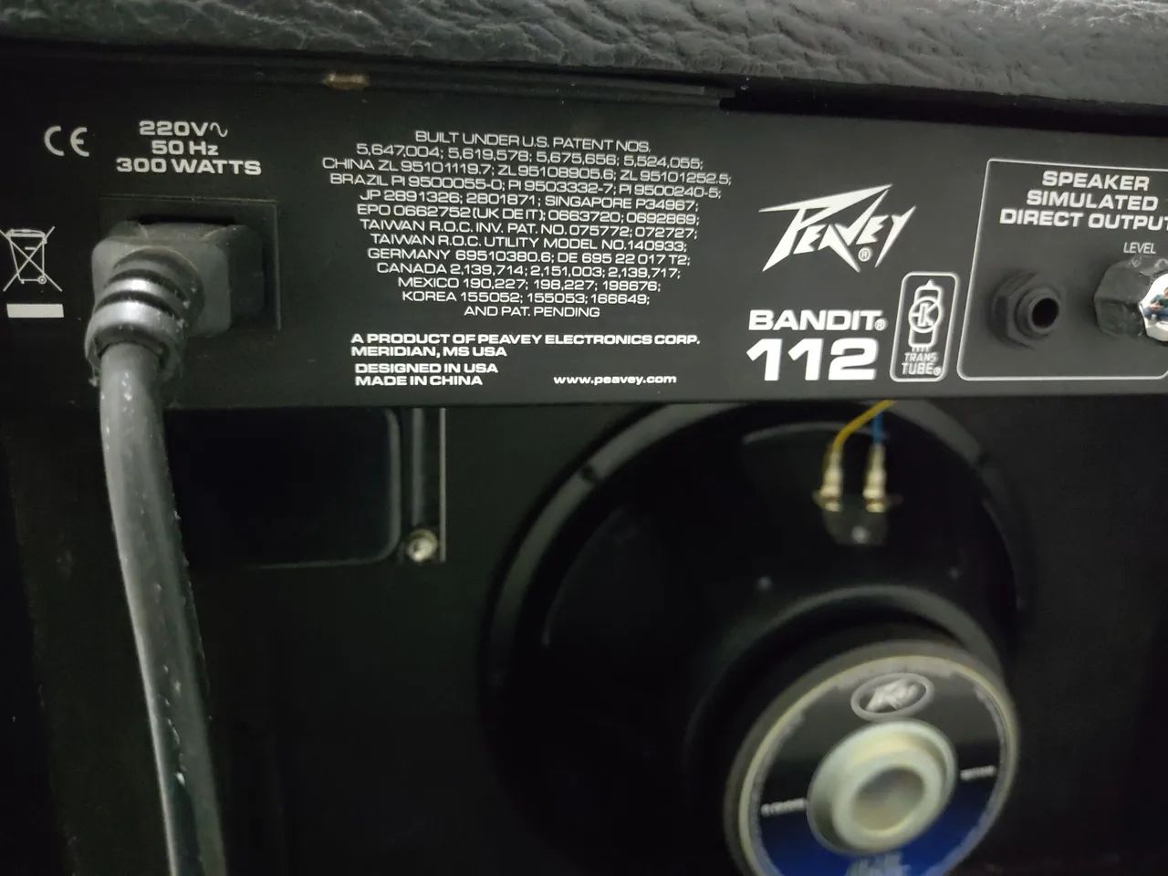 Amplificador de guitarra peavey bandit 112 - Foto 5