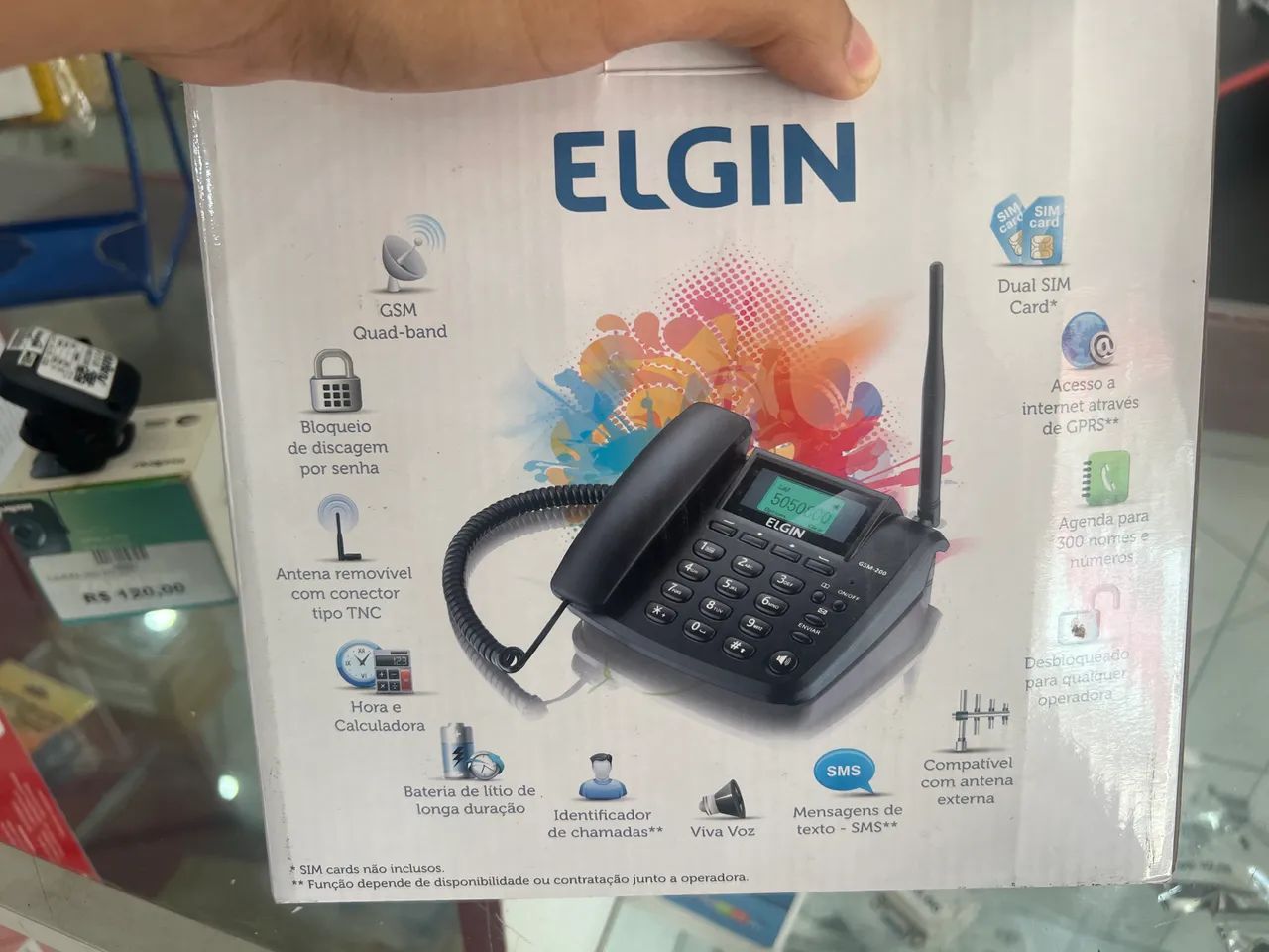 Celular/Telefone Fixo Dual Chip - Foto 2