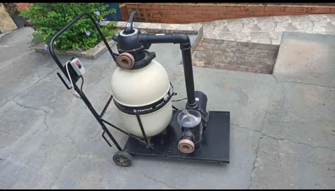 Filtro e bomba de piscina completo