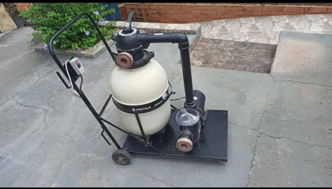 Filtro e bomba de piscina completo