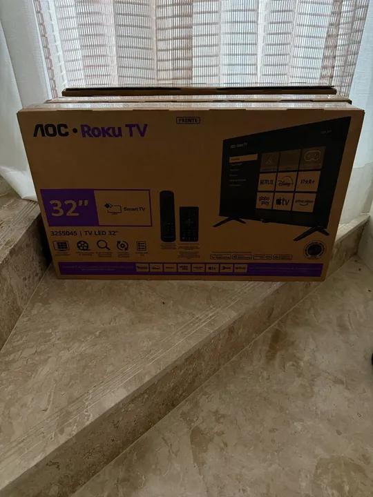 TV AOC Roku 32 polegadas Smart
