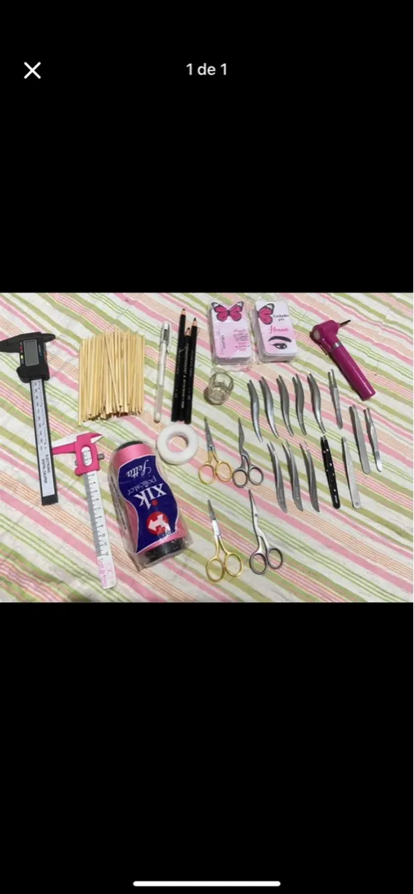 Kit Completo para Design de Sobrancelhas e Henna