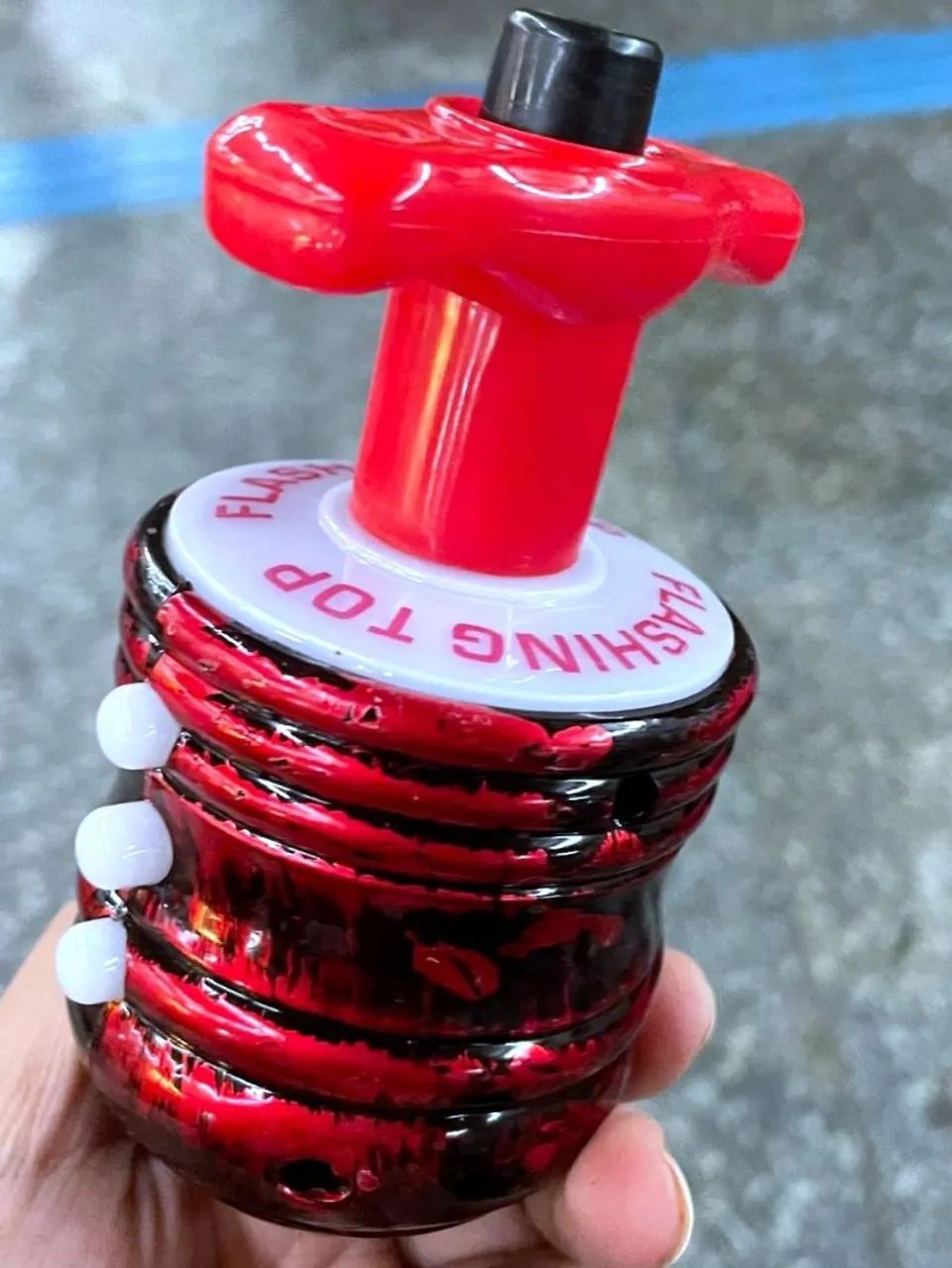 PIÃO MUSICAL LUMINOSO DE LED  - Foto 5