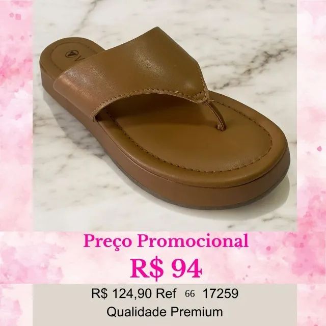 Sandália Feminina Papete Preta N 33 34 35 36 37 38 - Foto 2