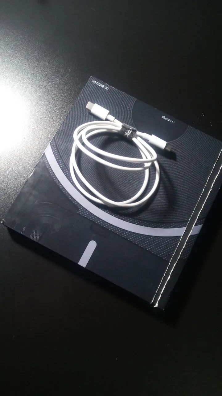 Cabo USB-C x USB-C - Genuíno Nothing Phone CMF - 1 Metro - NOVO - Foto 5