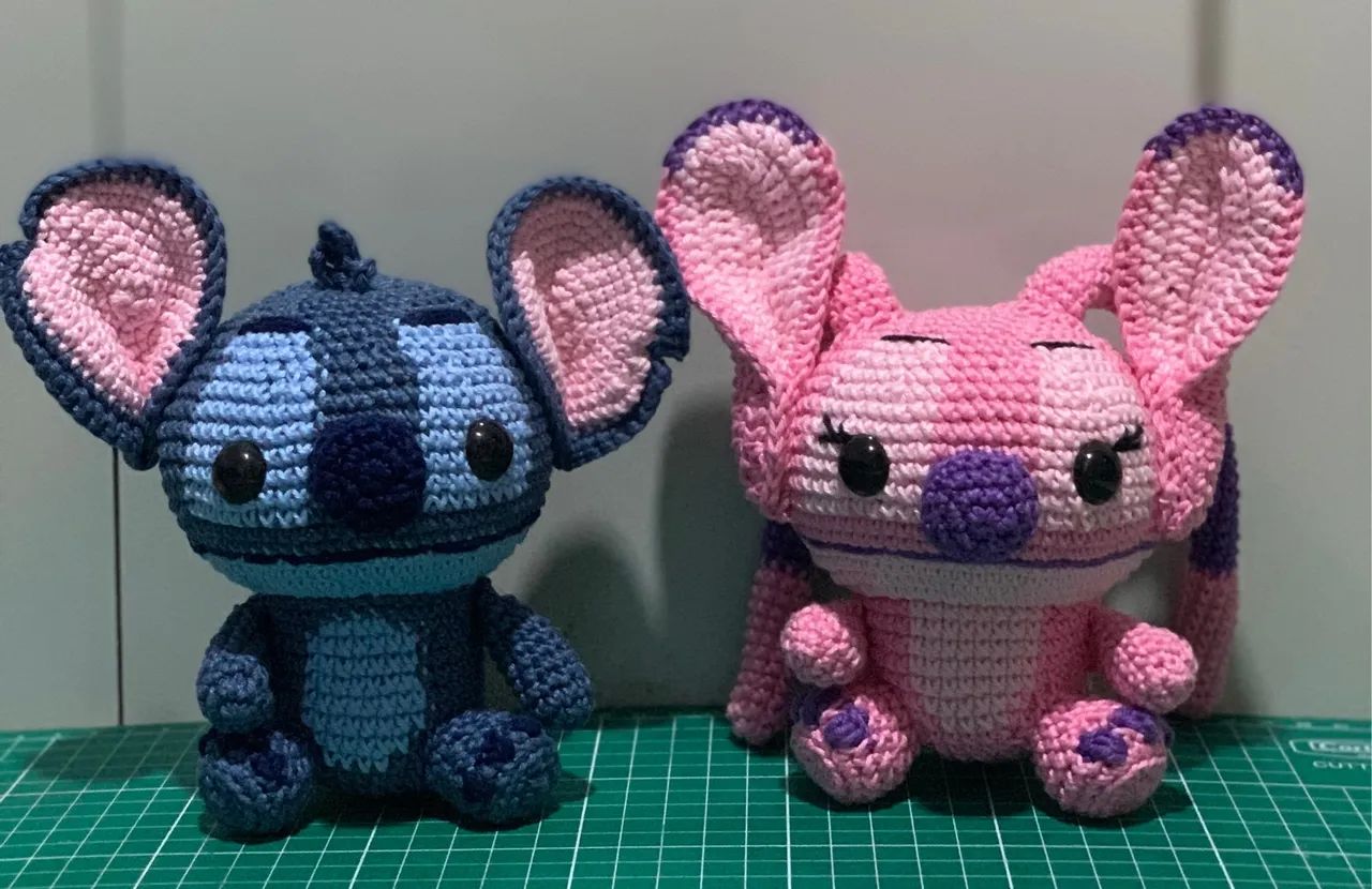 Amigurumis - Stitch e Angel