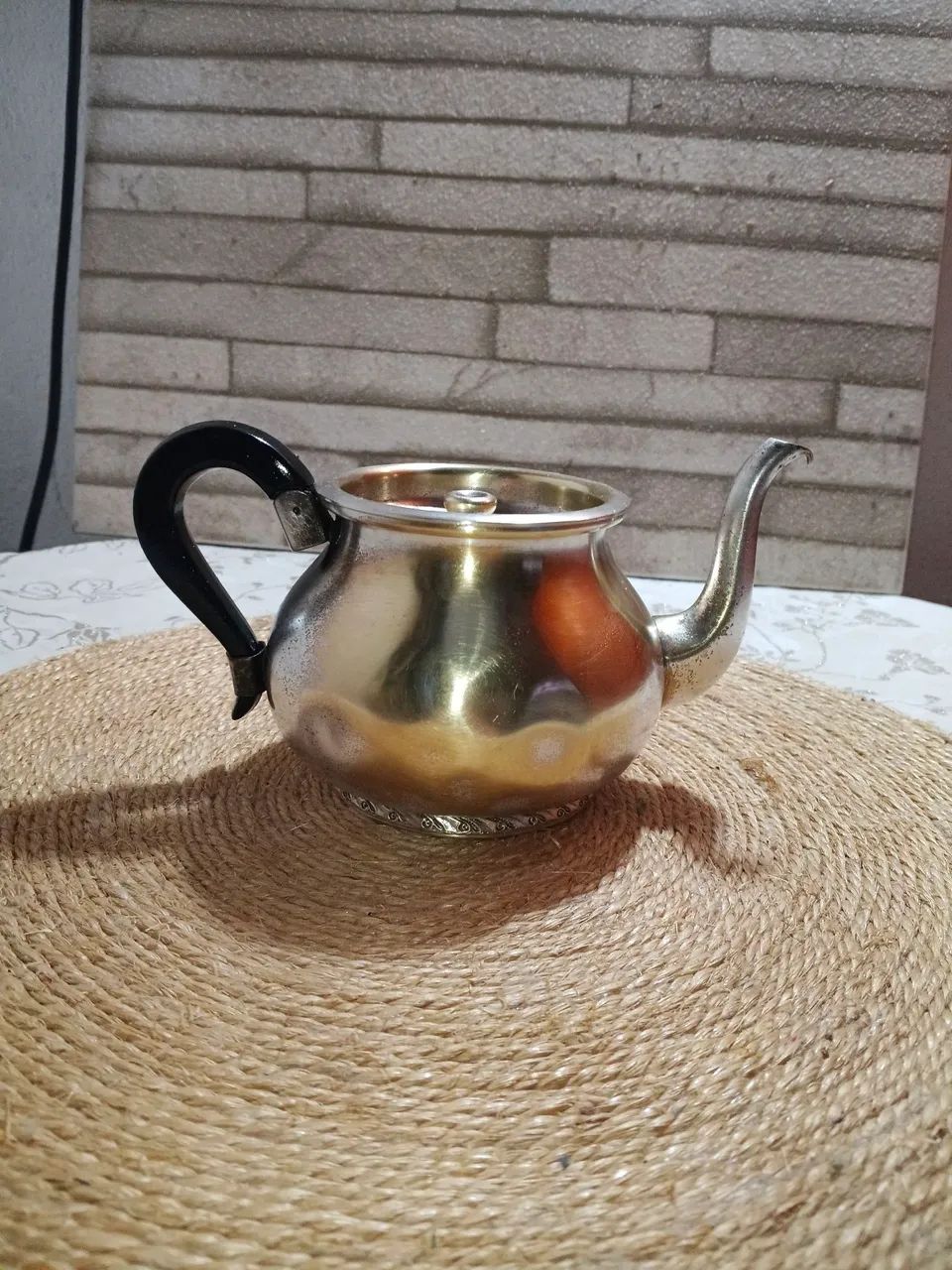 Bule de Chá Vintage prata Wolf  década de 70 - Foto 2