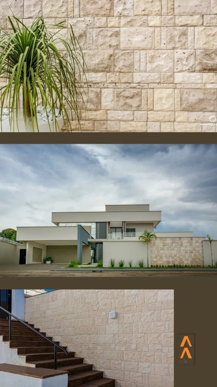 Revestimento Rockface - Fachadas e ambientes internos  - Foto 4