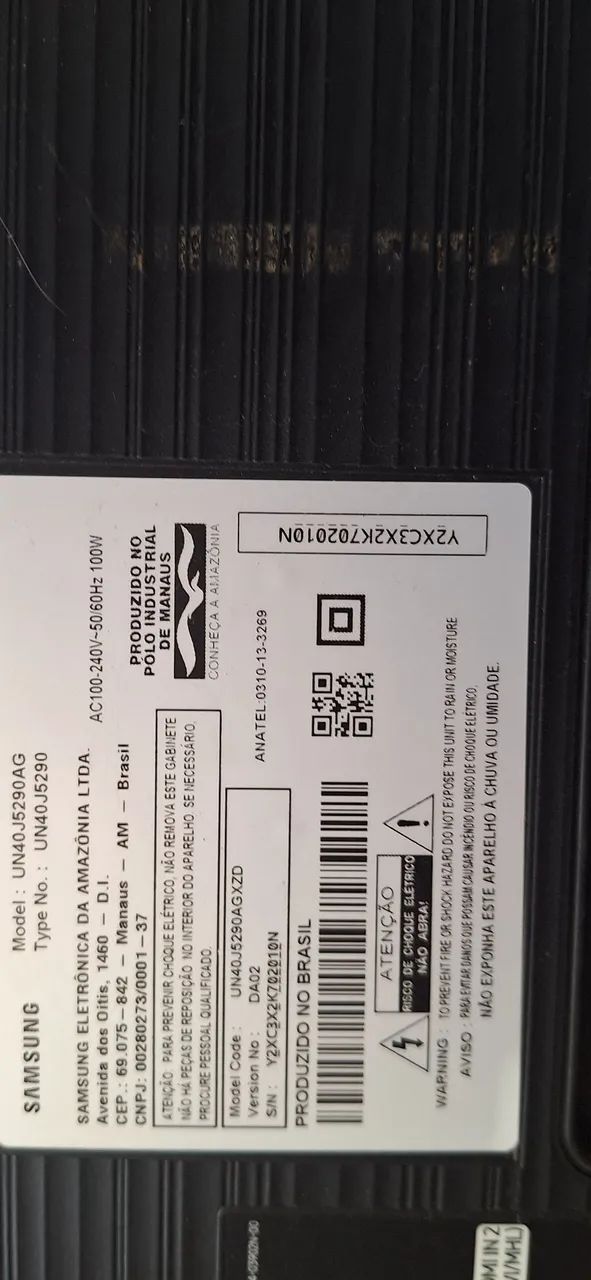 TV Samsung 40 polegadas