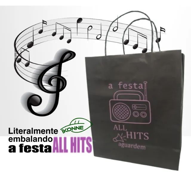 Sacolas de papel Kraft Personalizada - Foto 2