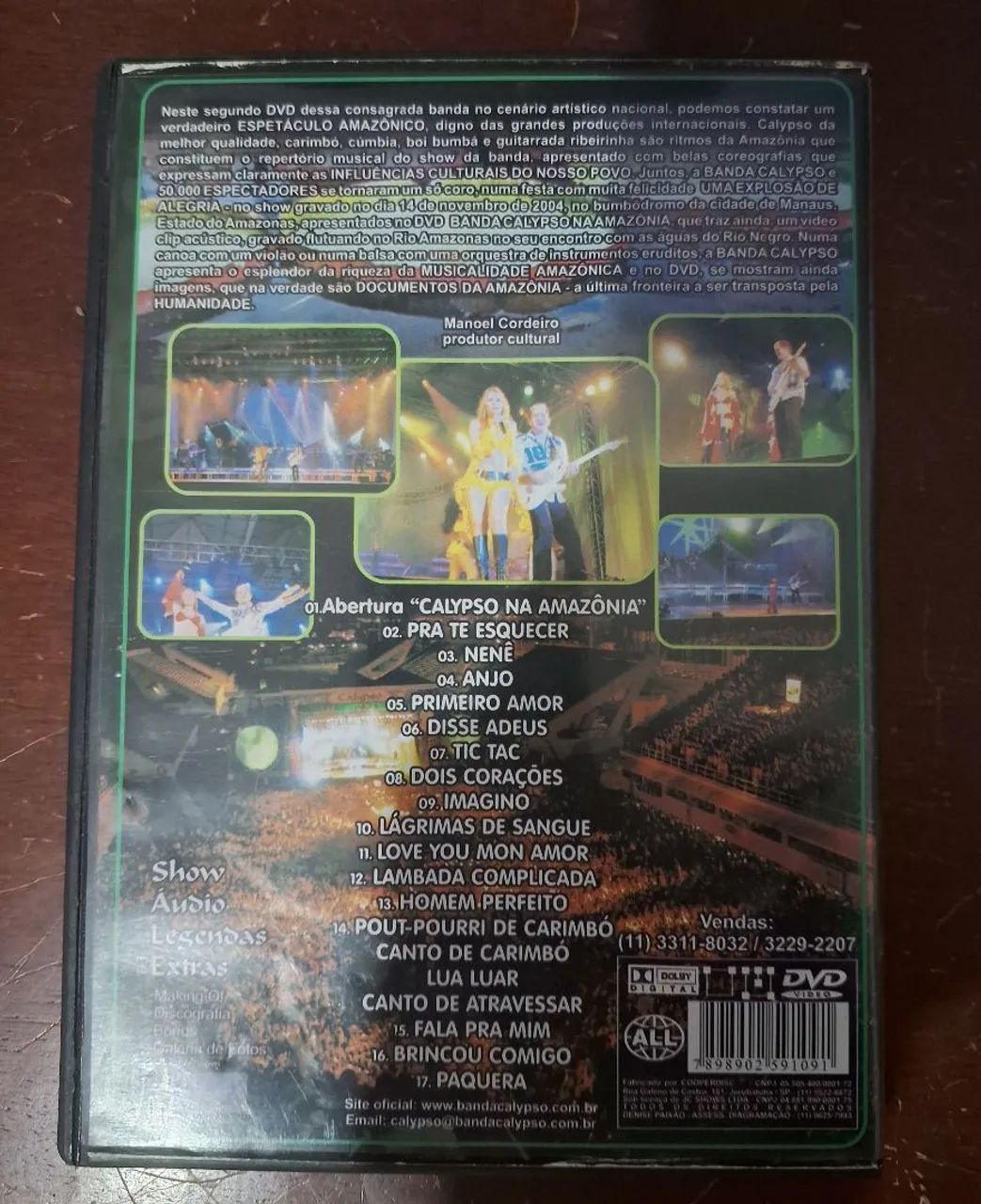 DVD Banda Calypso na Amazônia - Foto 3