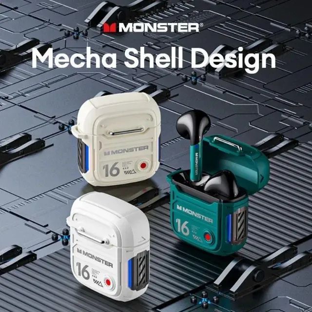 Fones De Ouvido Monster XKT16 Sem Fio Bluetooth 5.3 Gaming - Foto 3