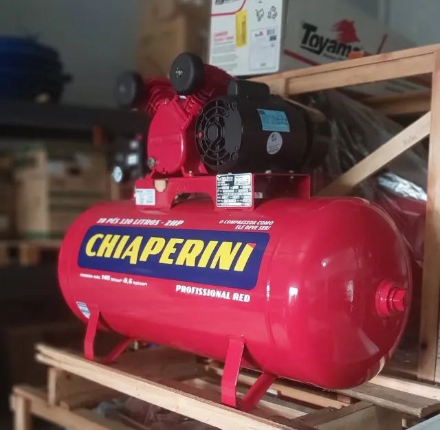 Compressor de ar 10pcm 110L 2hp Chiaperini(Loja) - Foto 3