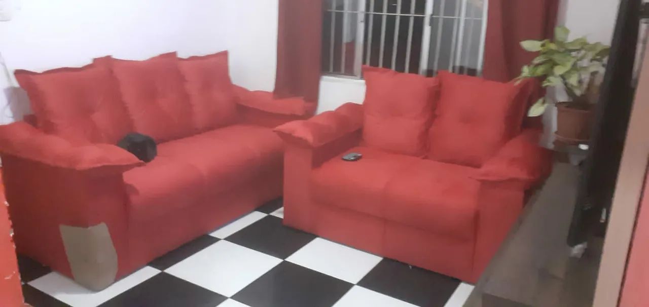 Sofá 3 lugares e sofá 2 lugares - Novo - Foto 5