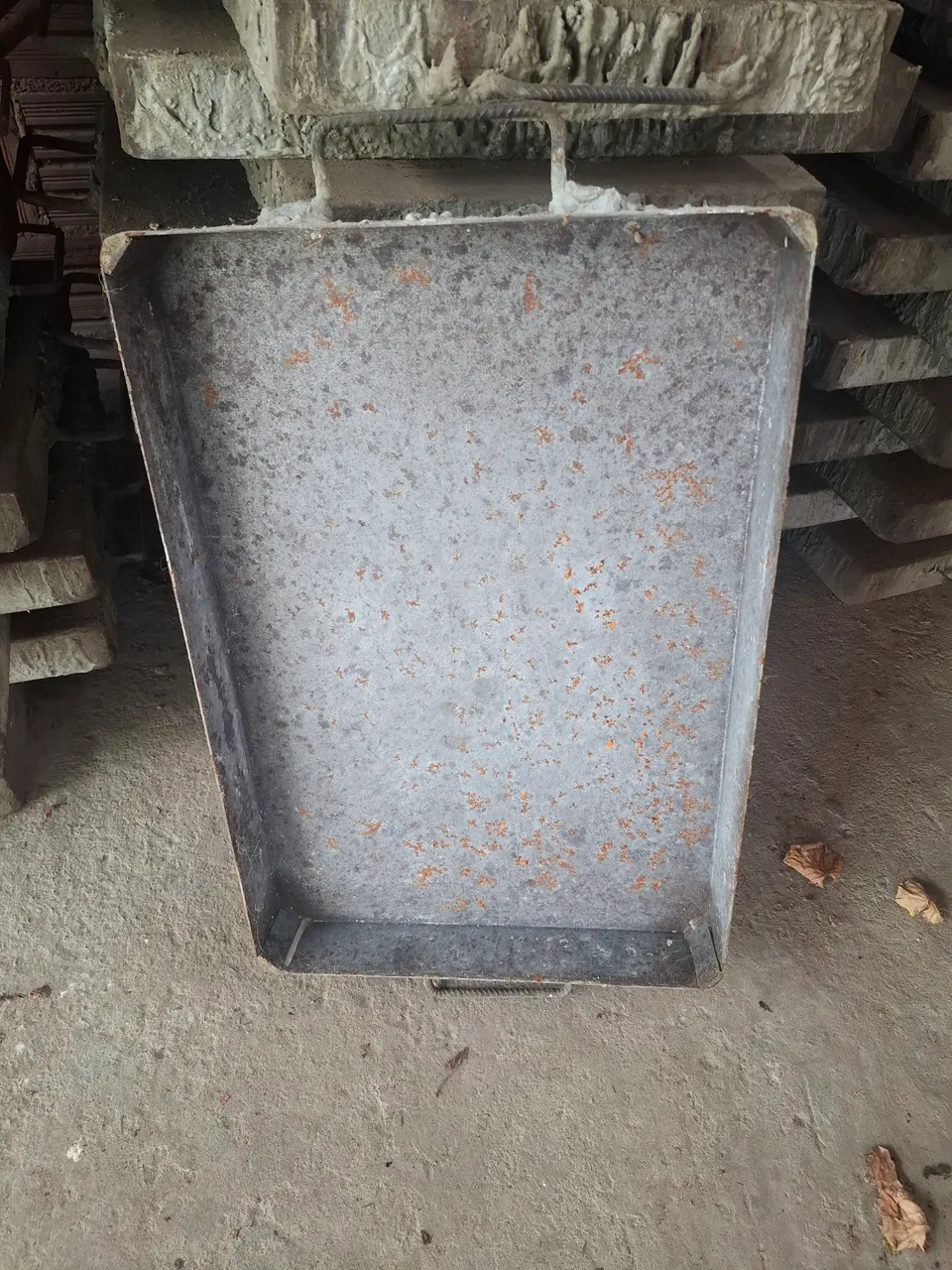 Forma de Metal para fabricação de placas de cimento