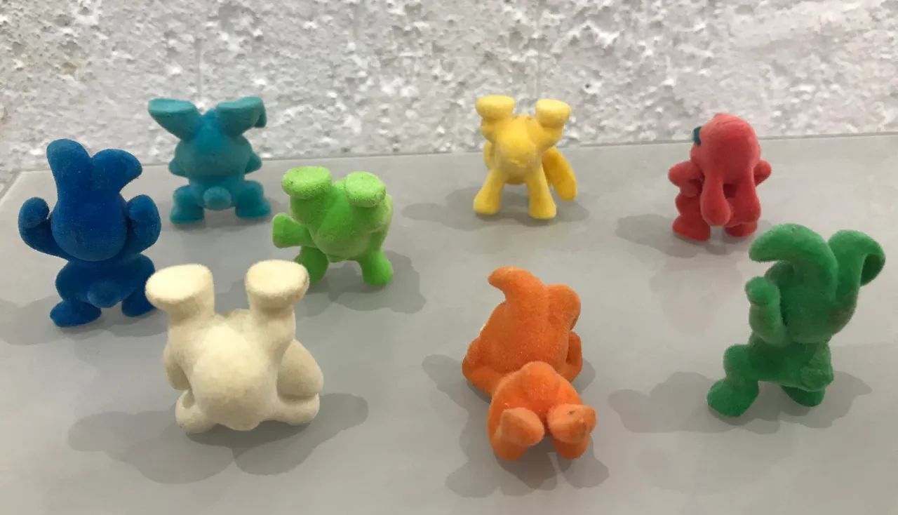 Coelhinhos de Camurça - Kinder Ovo - Foto 3