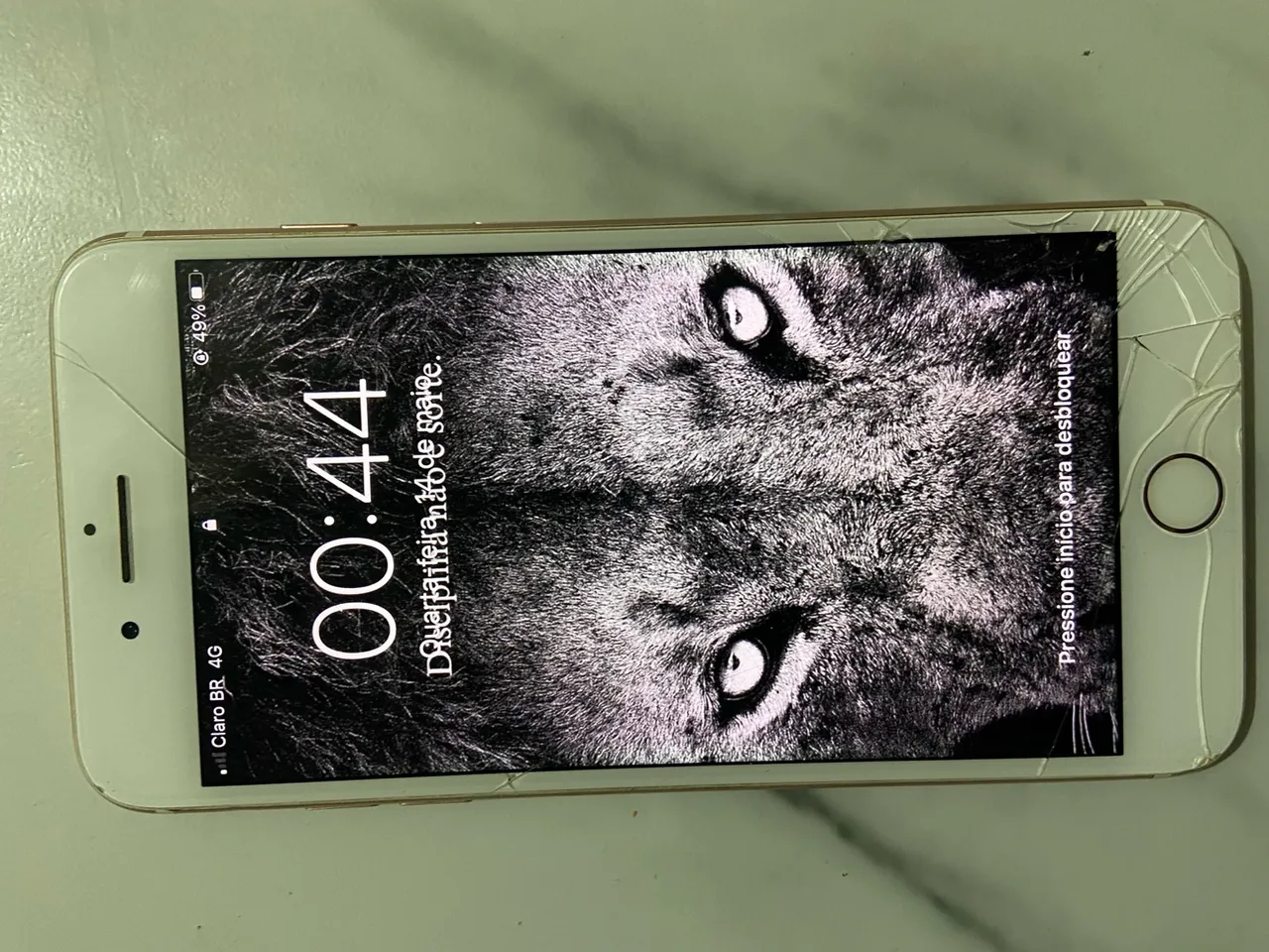 7 plus com tela trincada, aceito troca de Android