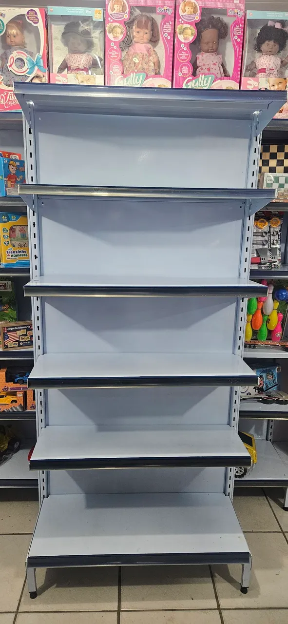 Estante de aço loja prateleira