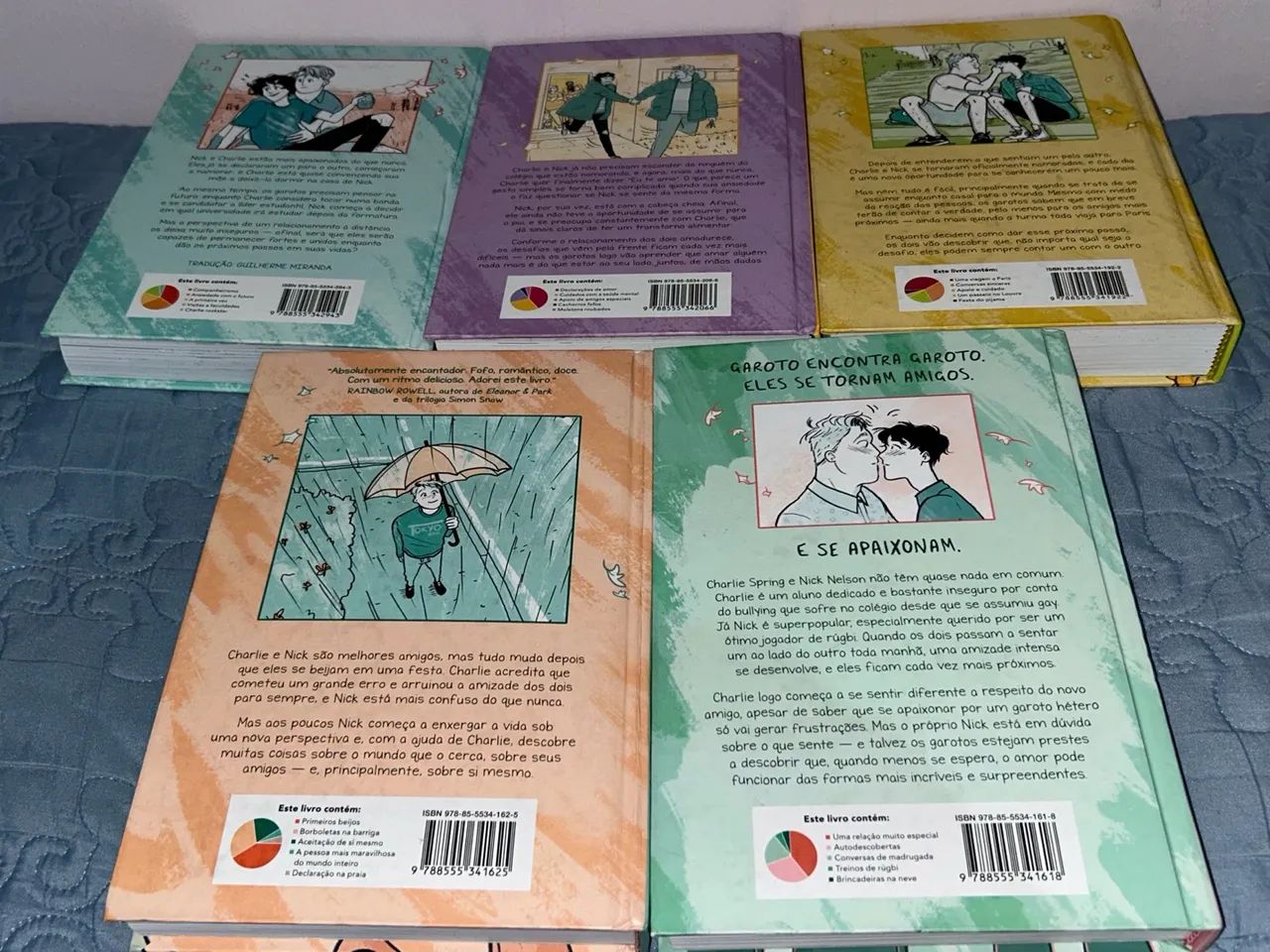 Coleção Completa Heartstopper (Vol. 1 a 5) - Em ótimo estado! - Foto 5