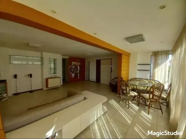 Apto mobiliado 03 suites 2 vagas 107m2 no Edificio Porto Damasco na Aldeota Sala espaçosa