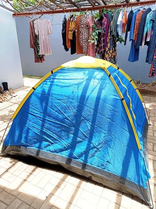 Barracas de Camping - Azul e Amarela