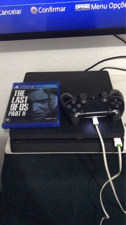 Playstation 4 + jogo the last of us II
