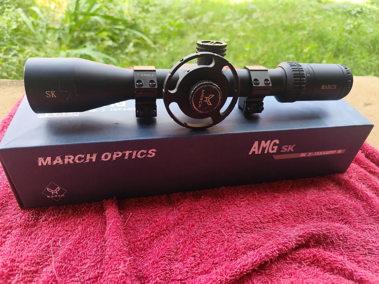 Mira Telescópica March Optics AMG SK 3-15x44FFP IR