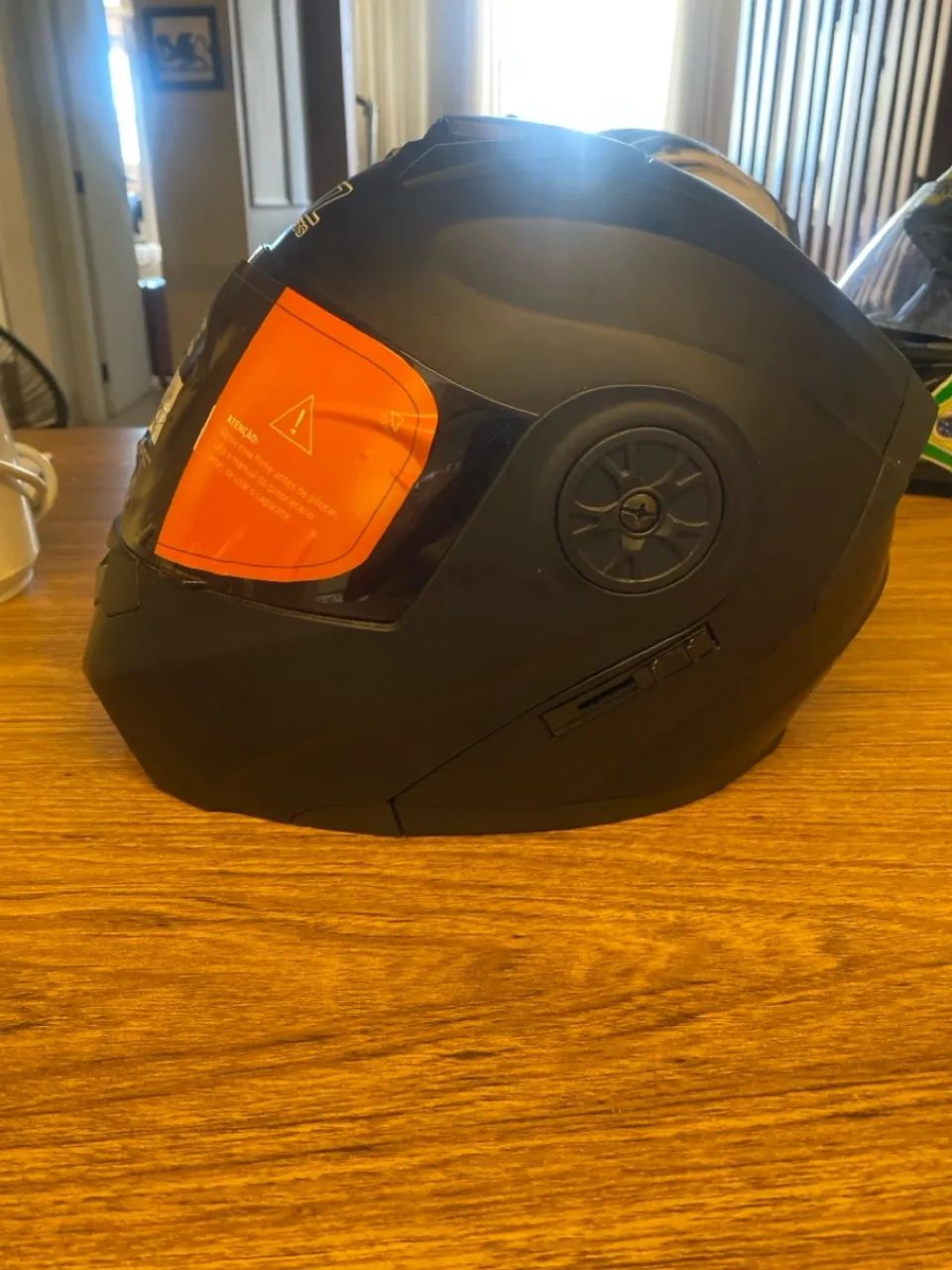 Capacete Orz - Preto escamoteavel - Foto 4