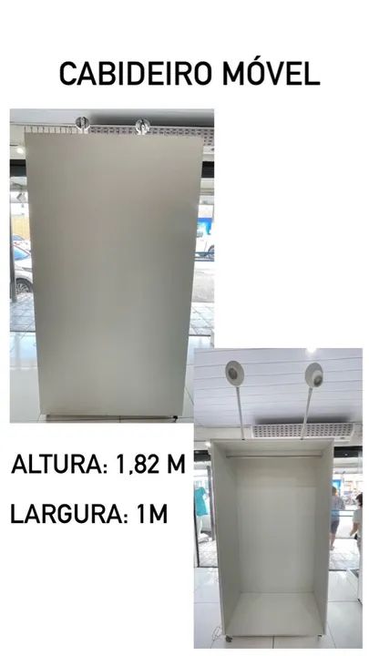 Cabideiro móvel ( arara de roupa )  - Foto 2