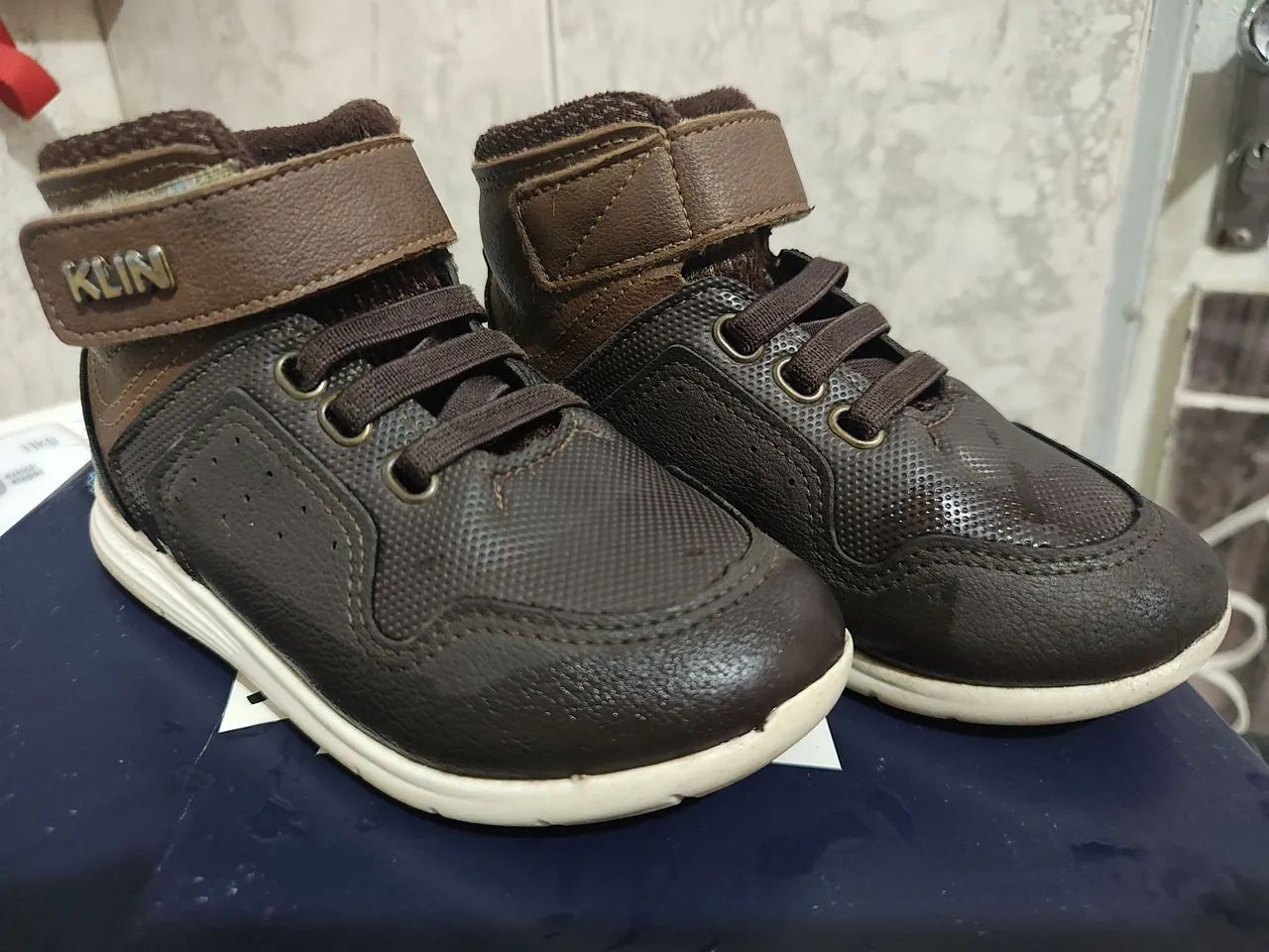Tênis Klin Infantil Masculino - Tamanho 25 - Foto 5