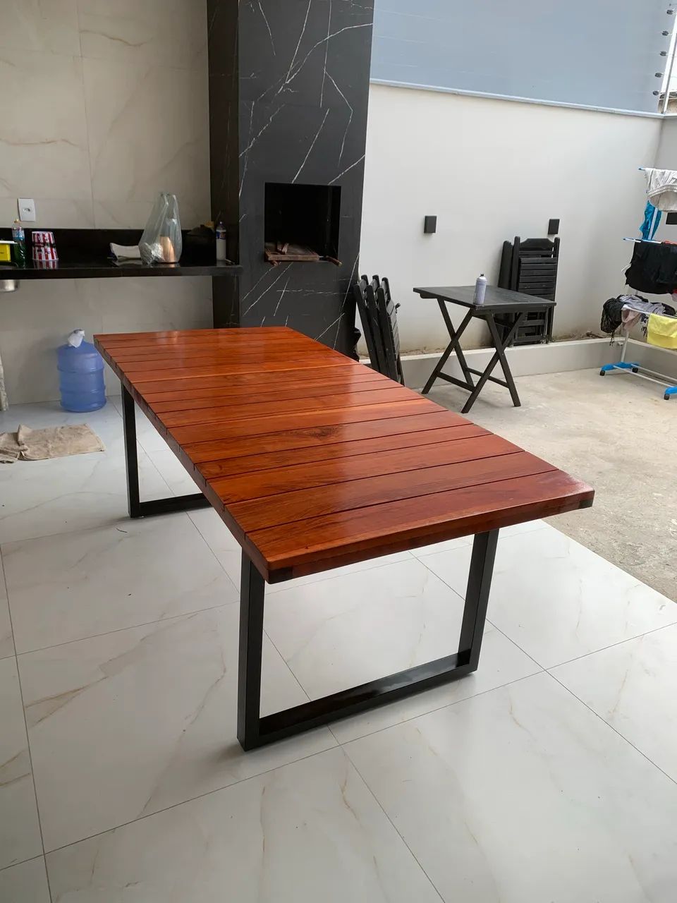 Mesa ripada em jatobá  - Foto 5