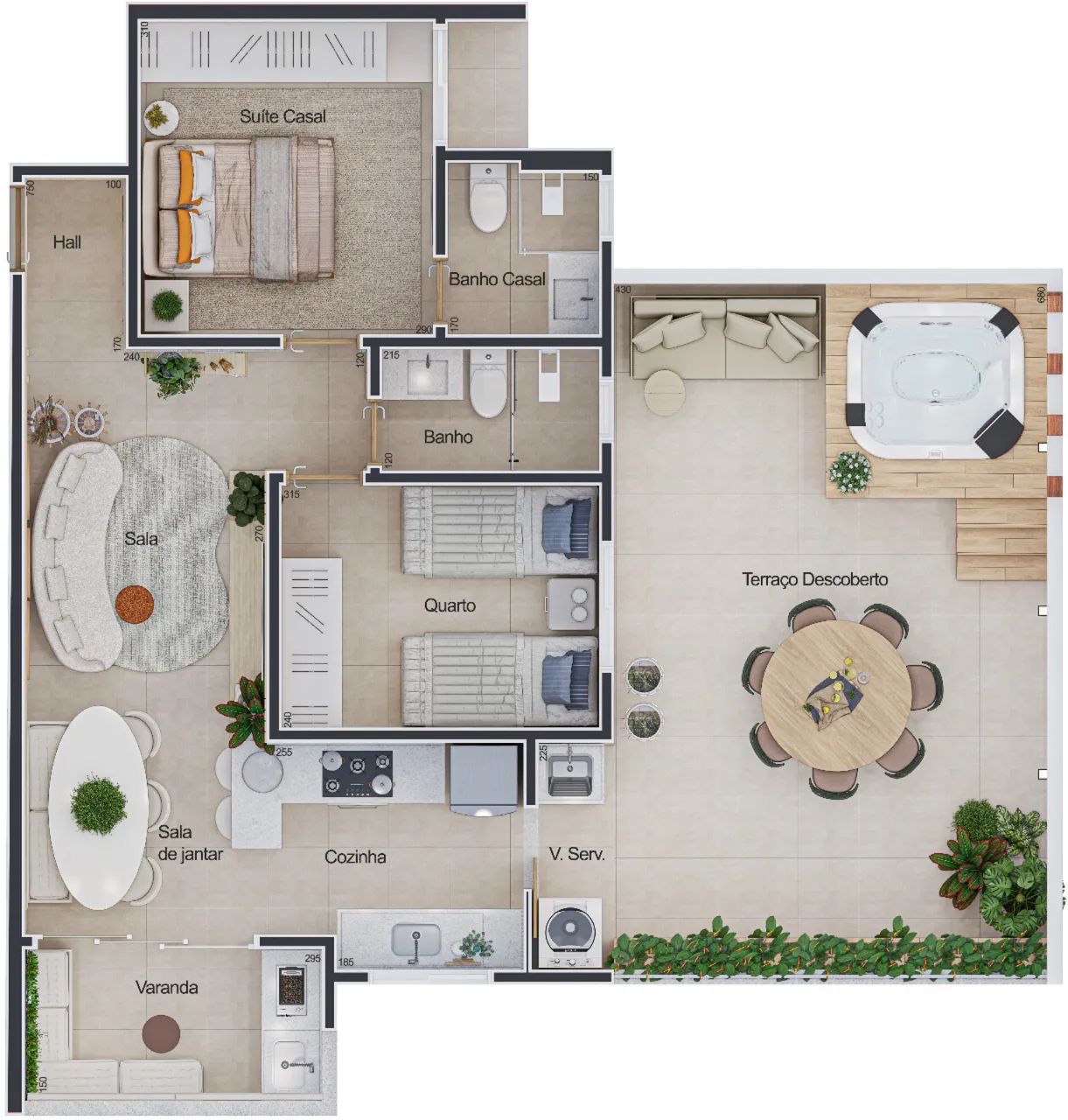 APARTAMENTO E COBERTURA SANTA MONICA  - Foto 4