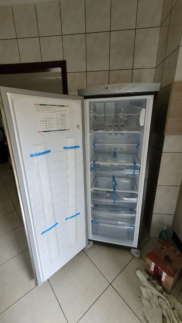 Freezer Brastemp frost free inox de 228L novo sem uso - Foto 3
