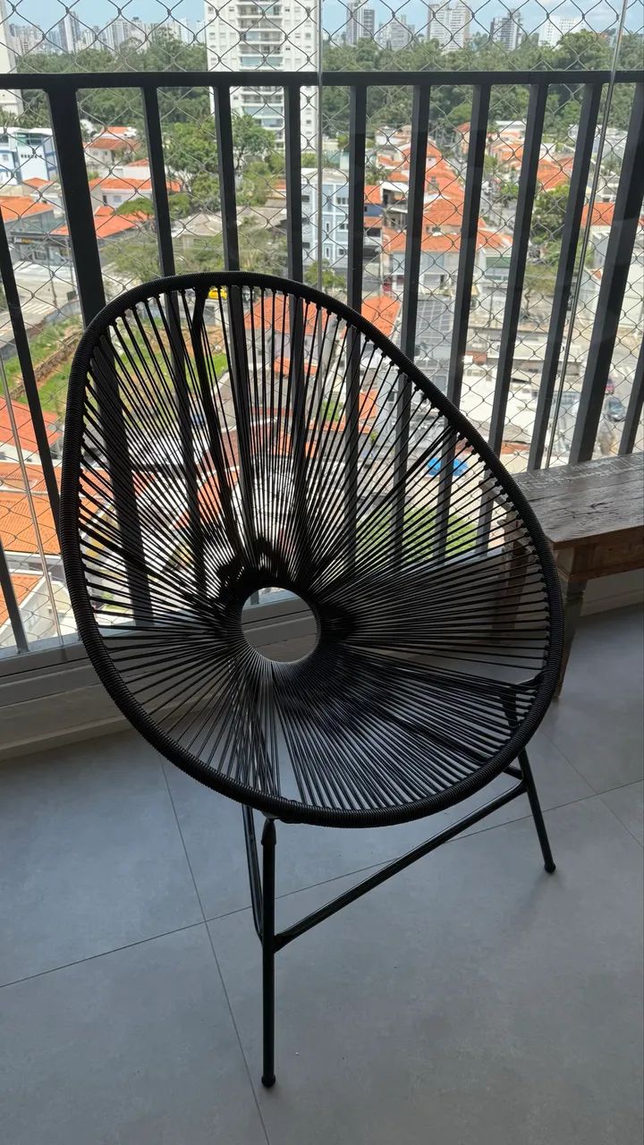Cadeira Acapulco preta 