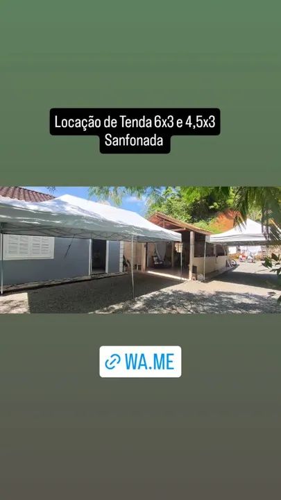 Tendas sanfonadas para locação e vendas  - Foto 4