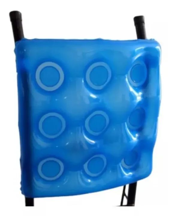 Encosto inflável para cadeira de banho