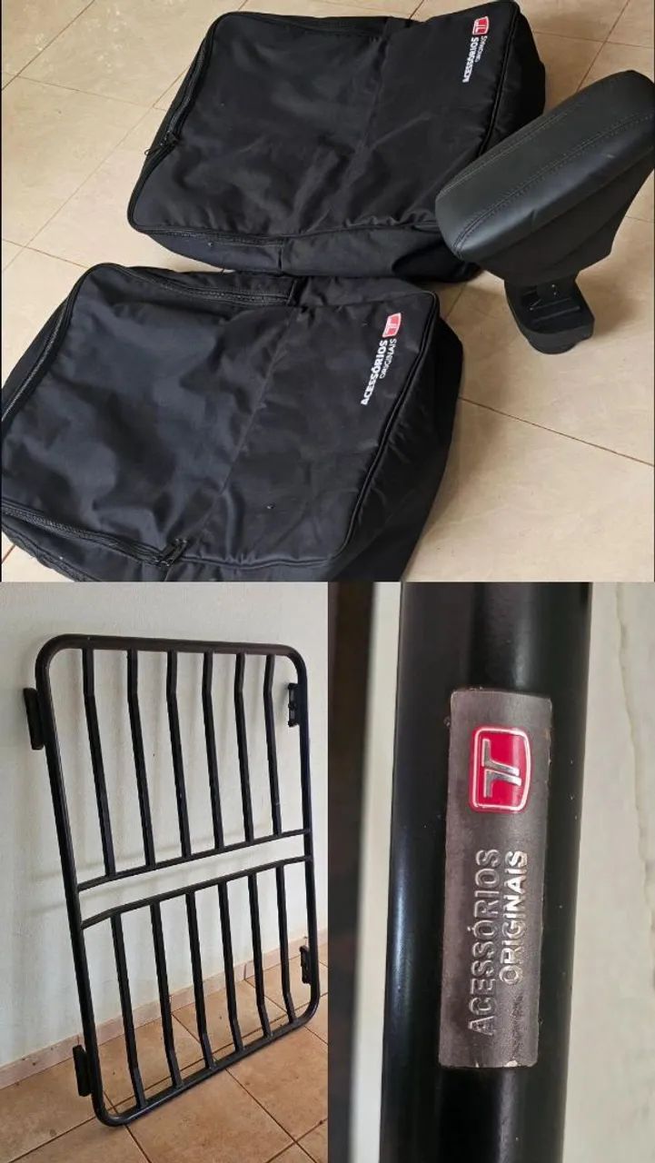 Bagageiro Troller T4 + acessórios viagem
