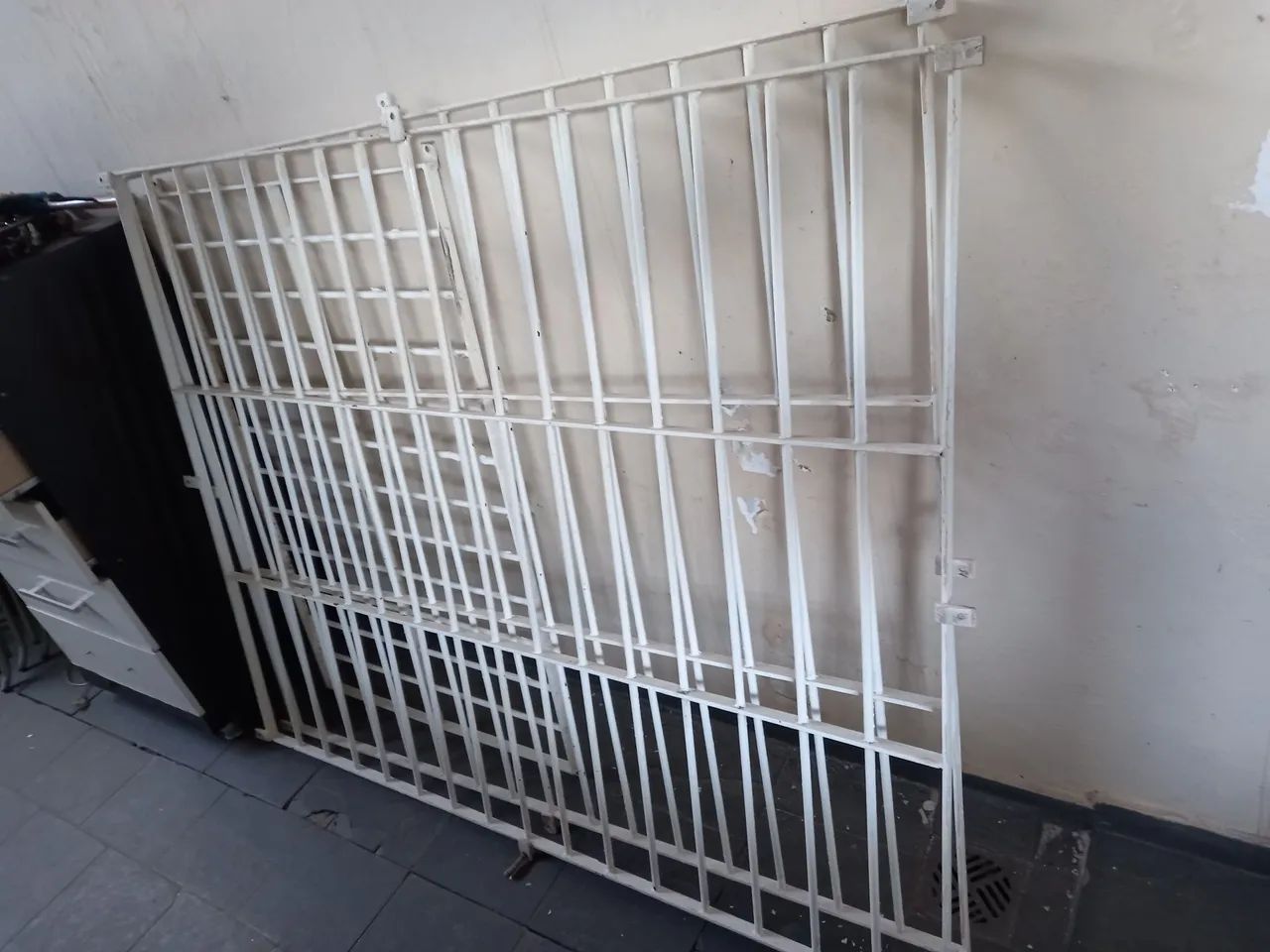 Grades de ferro maciço para segurança brancas 64418994703746120