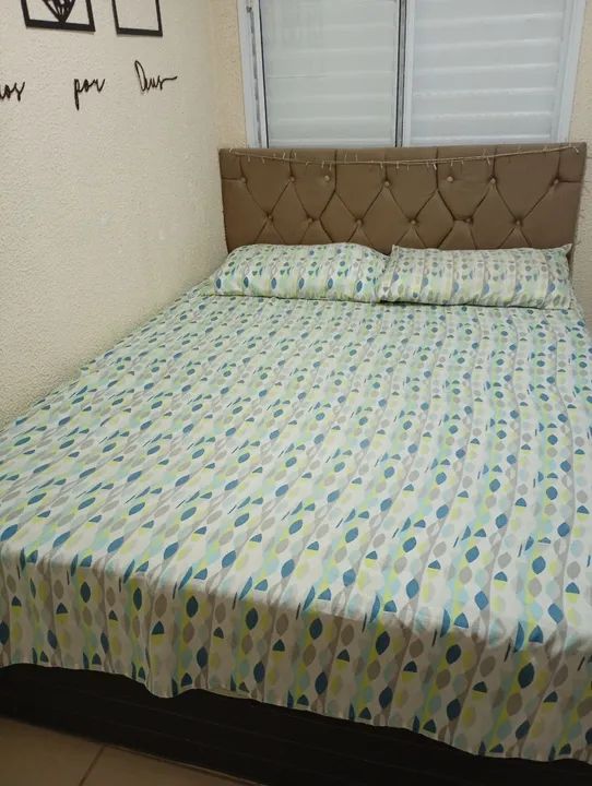 Cama Box de Casal com Cabeceira
