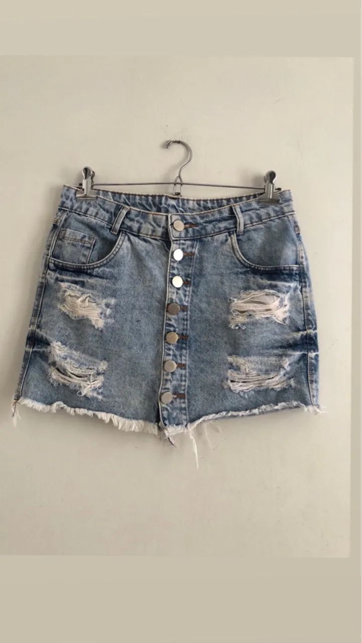 Saia jeans veste número 42
