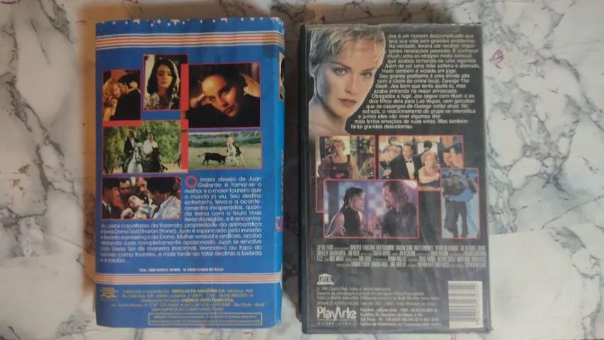 2 FITAS VHS SHARON STONE  - Foto 2