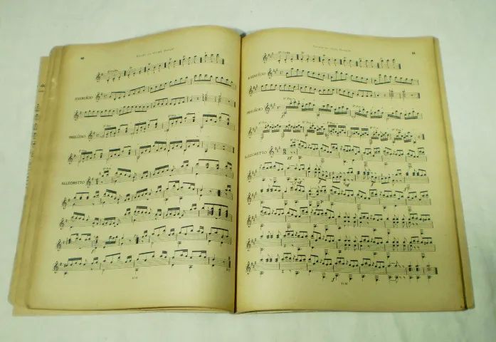Matteo Cod Livro - Método antigo para violão de Matteo Carcassi.- Cód. 605 ...