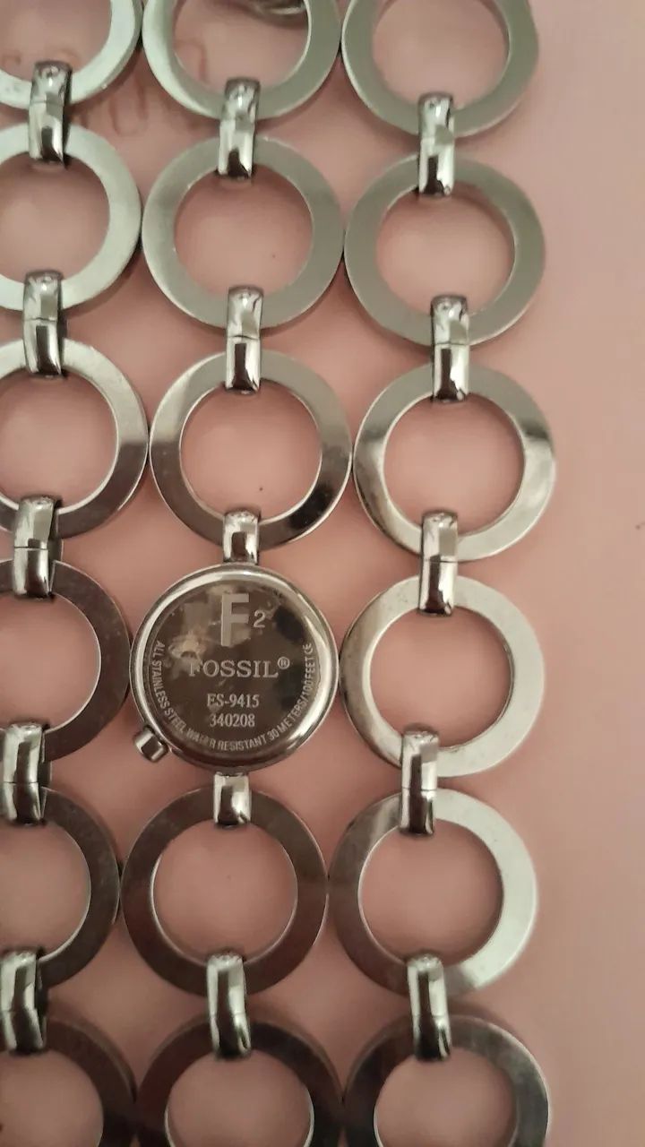 Relógio Feminino Fossil com Pulseira de Elos - Foto 2