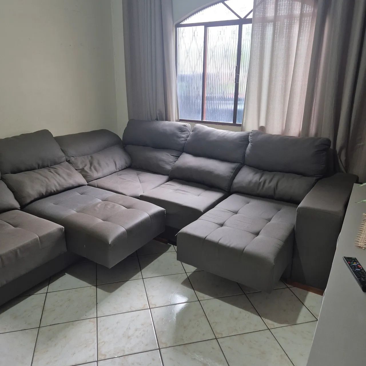 Sofá de canto retrátil e reclinavel  - Foto 5