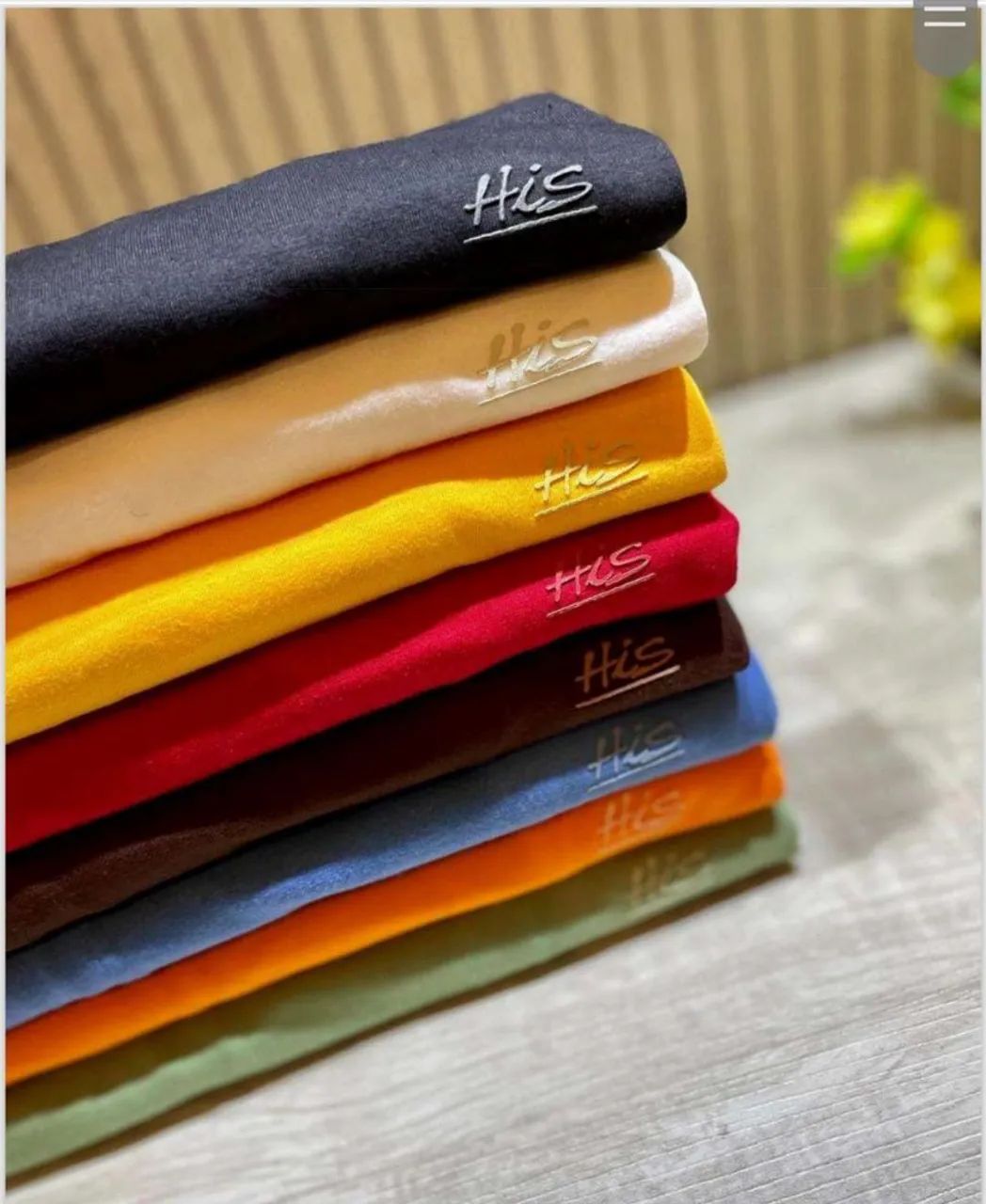 Camisas algodão fio 30