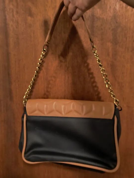 Bolsa de ombro marrom Marisa semi nova  - Foto 2