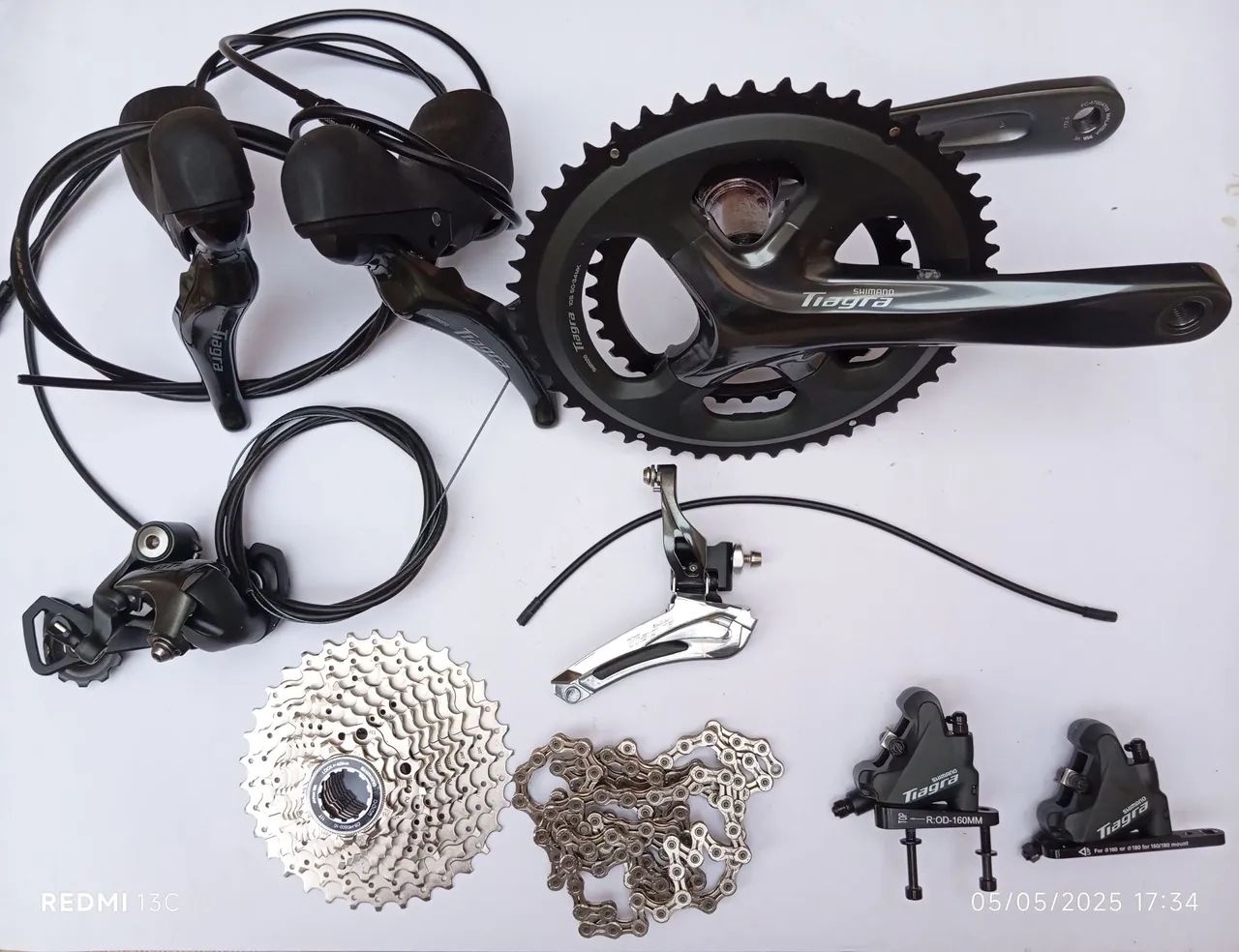 Grupo Shimano Tiagra Disc 2x10v zero km 
