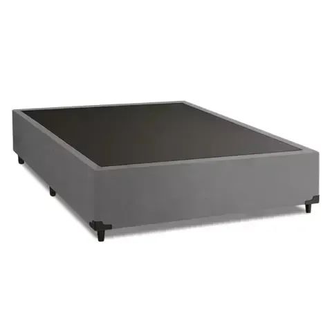 Base Box Casal Cinza