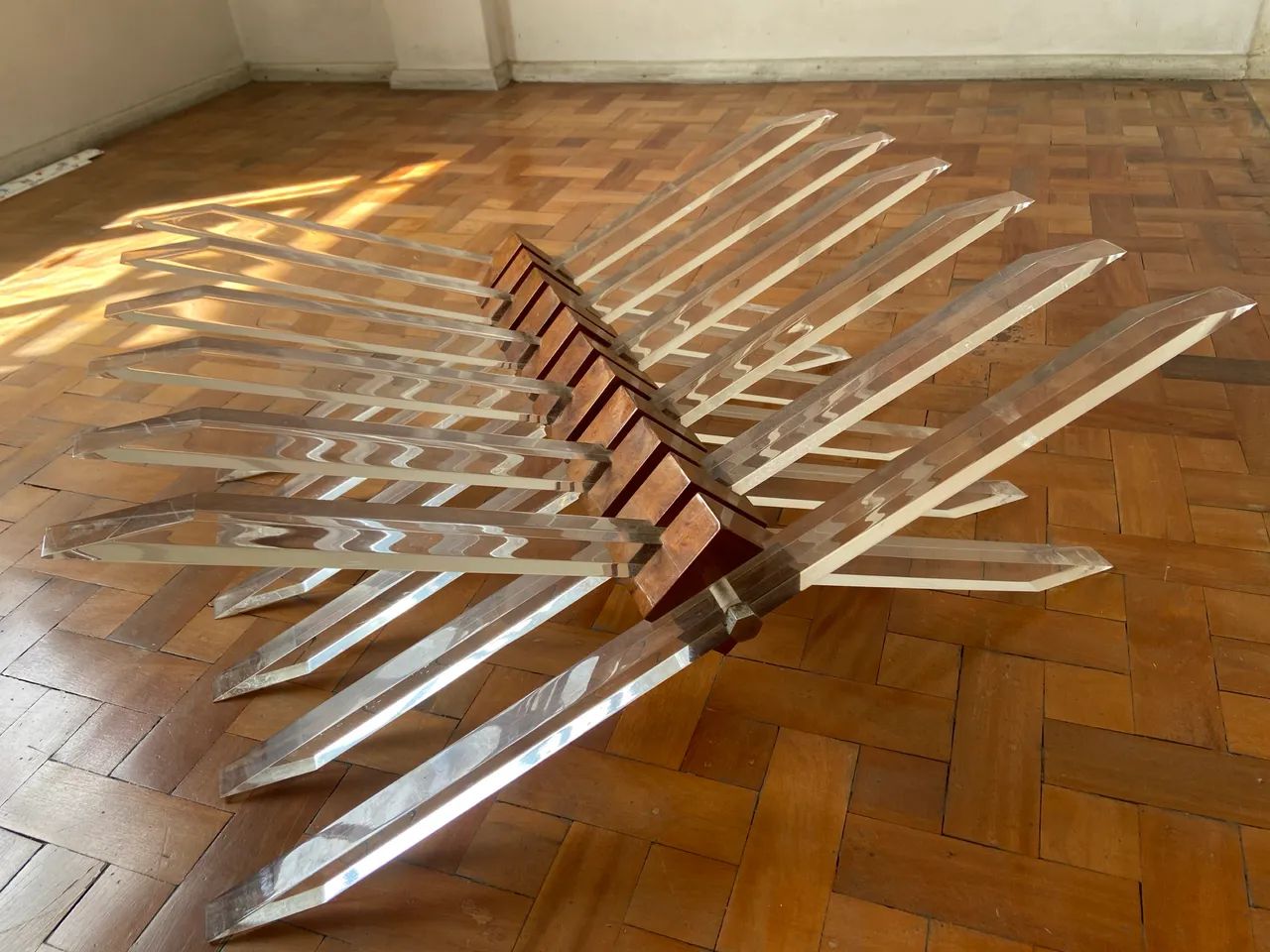 Lindíssima base para mesa de centro em acrílico  - Foto 5