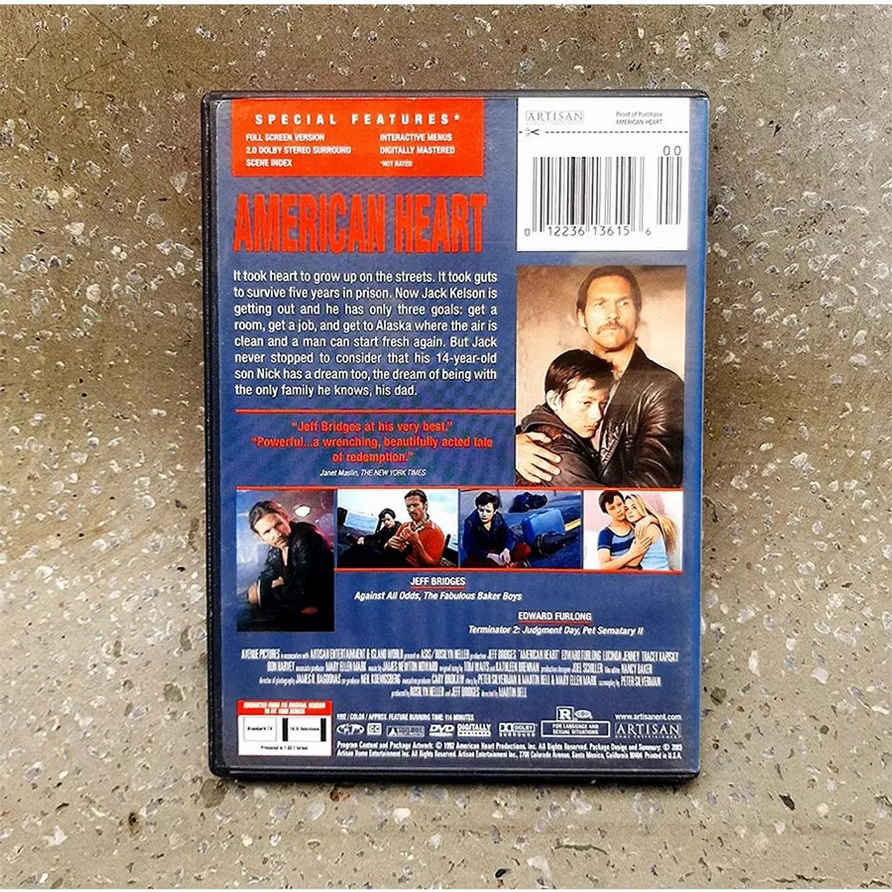 DVD American Heart - Jeff Bridges - Foto 3